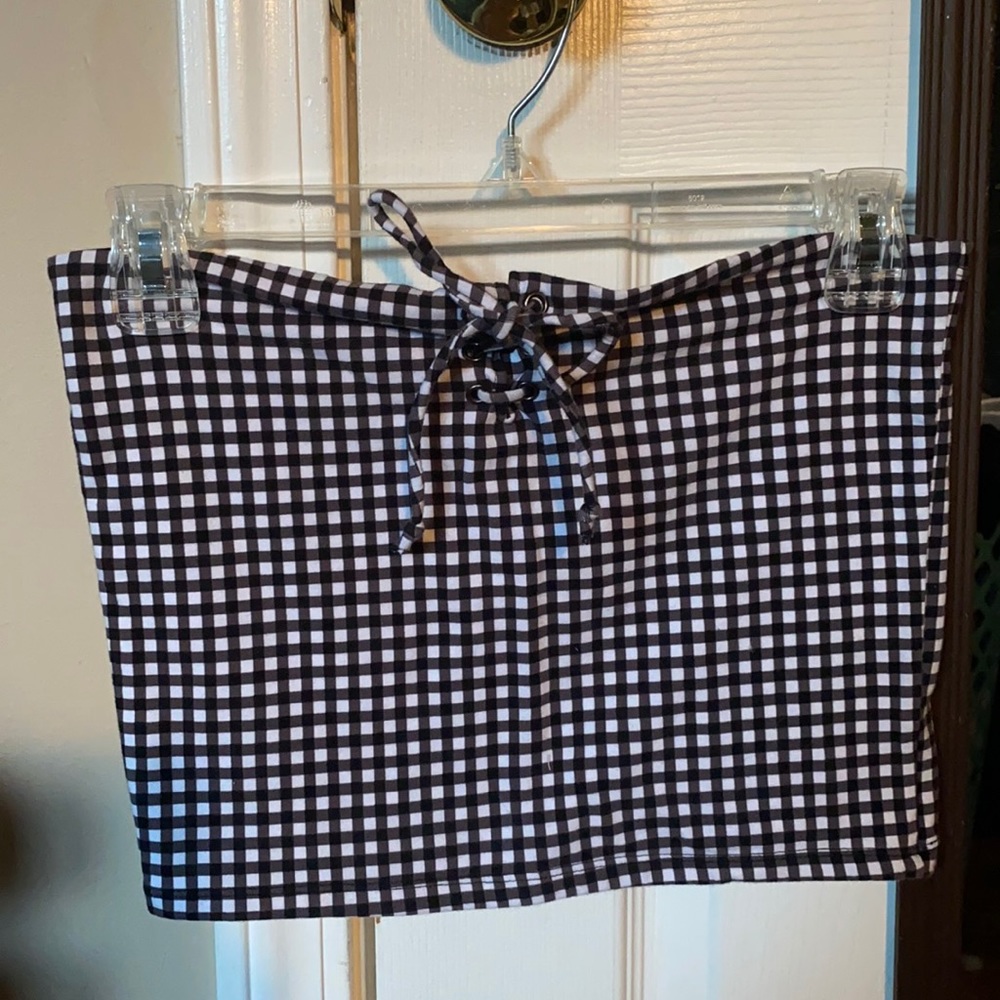 Checkered Tube Top !